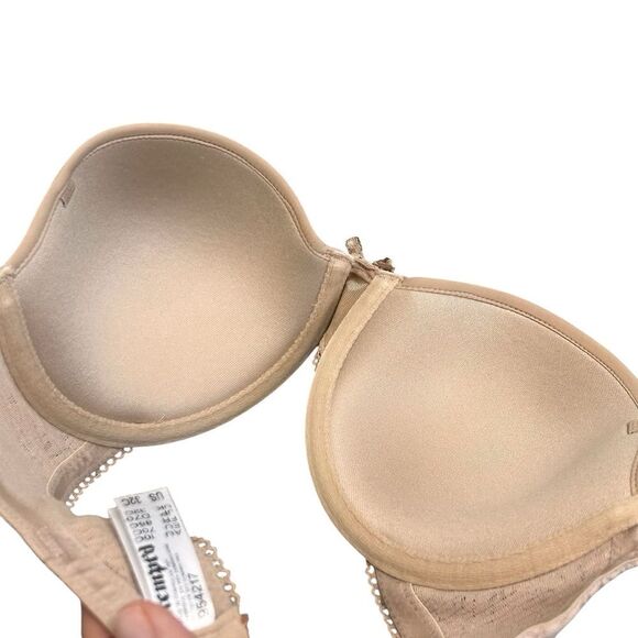 B. Tempt’d by Wacoal Modern Method Strapless Bra beige size 32C - Picture 6 of 7